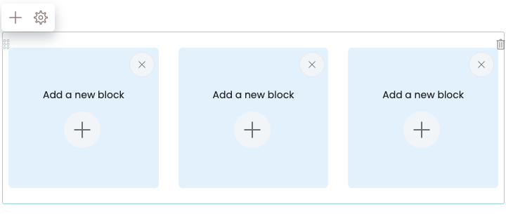 Add a specific block type into a grid block's column